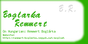 boglarka remmert business card